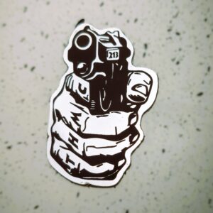Наклейка THMC - The Hooligans MC